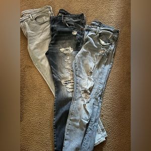 American Eagle jeans ( 2 pair 36x30, 1 pair 38x32)